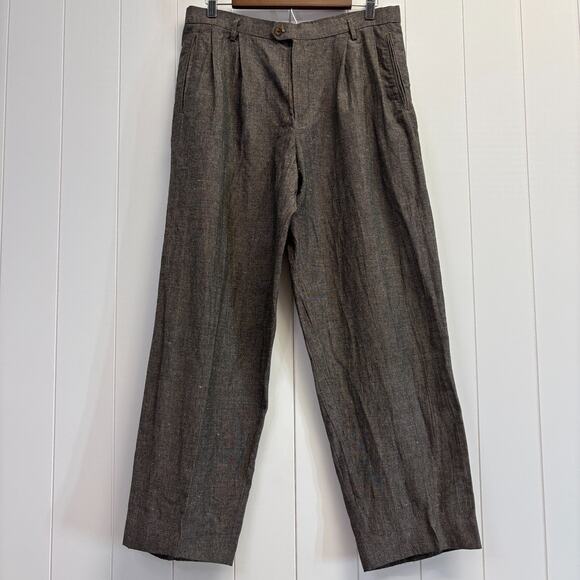 GB Clothing Company‎ Mens Twill Dk Academia Hipster Trousers Size 34/35 England - Picture 1 of 9